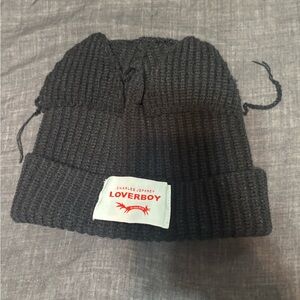 Black Charles Jeffery beanie